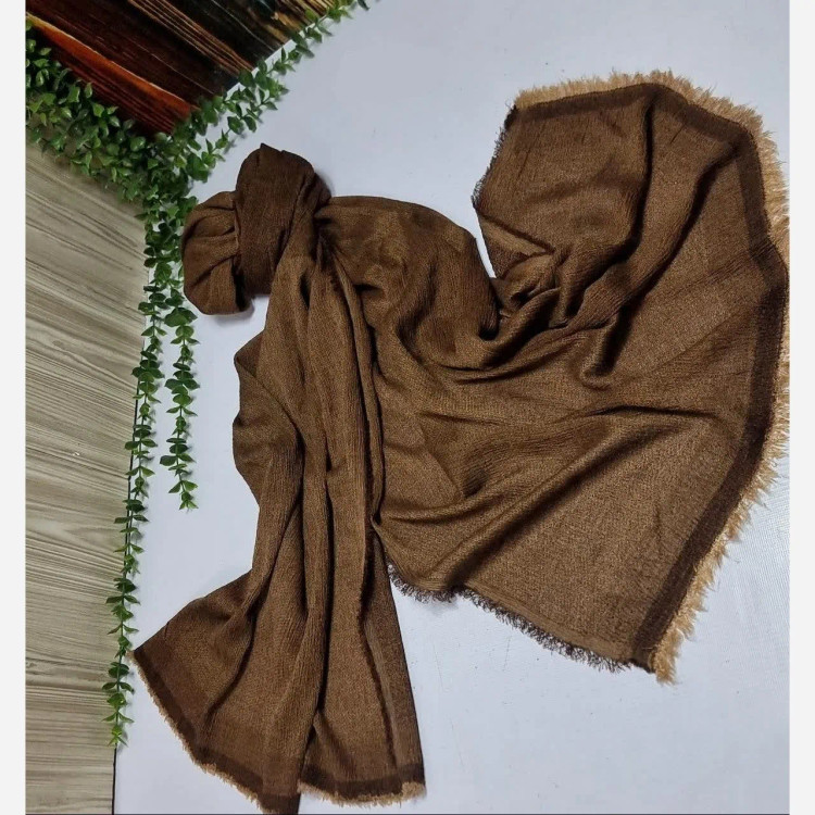 شال کنفی اعلا دورو ابعاد 70 در 185 سانتی متر