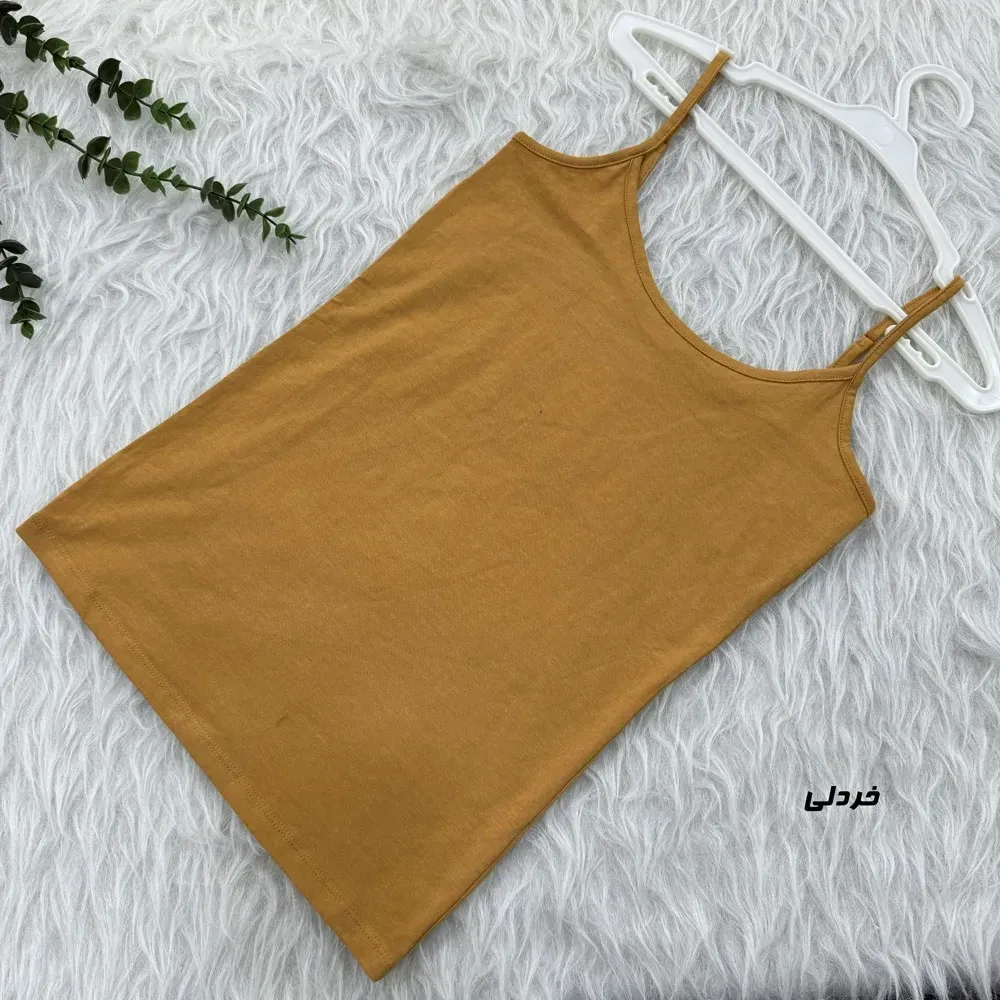 تاپ بندی زنانه و دخترانه ساده نخ پنبه وارداتی کد 1987