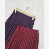دامن پلیسه زنانه جودون گرم بالا فری سایز (36 تا 46) بدون آستر 6 رنگ