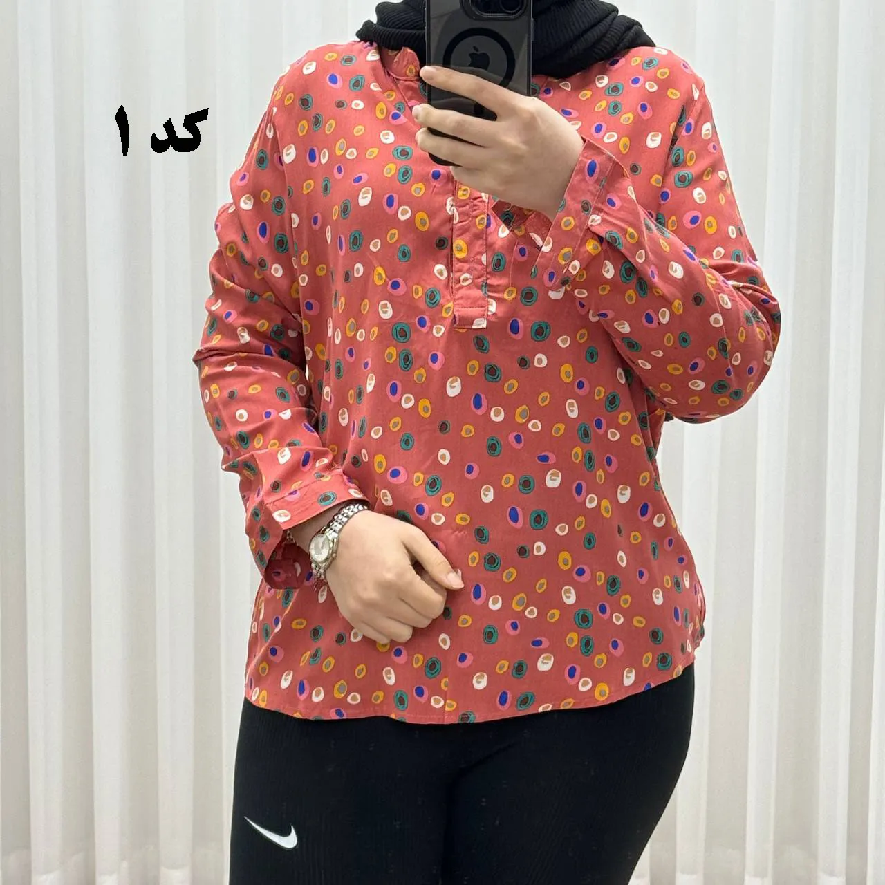شومیز نخی وارداتی فری سایز تا سایز 50 تن خور شیک و راحت چهارفصل با دکمه جلو بدون سایه اندازی