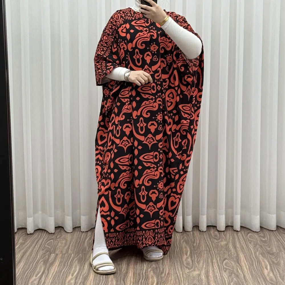 پیراهن زنانه فلور بوگاتی مدل مرجان فری سایز مناسب سایز 40 تا 65