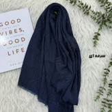 شال لمه دور ریش نخی ابعاد 75 در 195 سانتیمتر