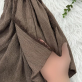 شال لمه دور ریش نخی ابعاد 75 در 195 سانتیمتر