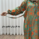 پیراهن فلور بوگاتی فری سایز تا 48 زنانه تنخور شیک و راحت چهارفصل بدون بدن نما