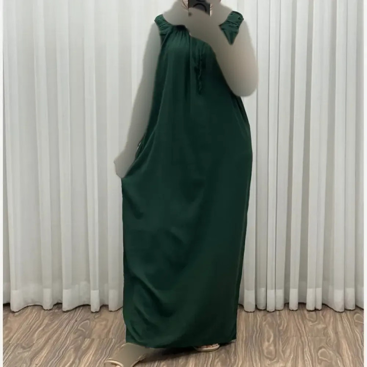 سارافون راحتی زنانه بلند نخی فری سایز مناسب تا سایز 54