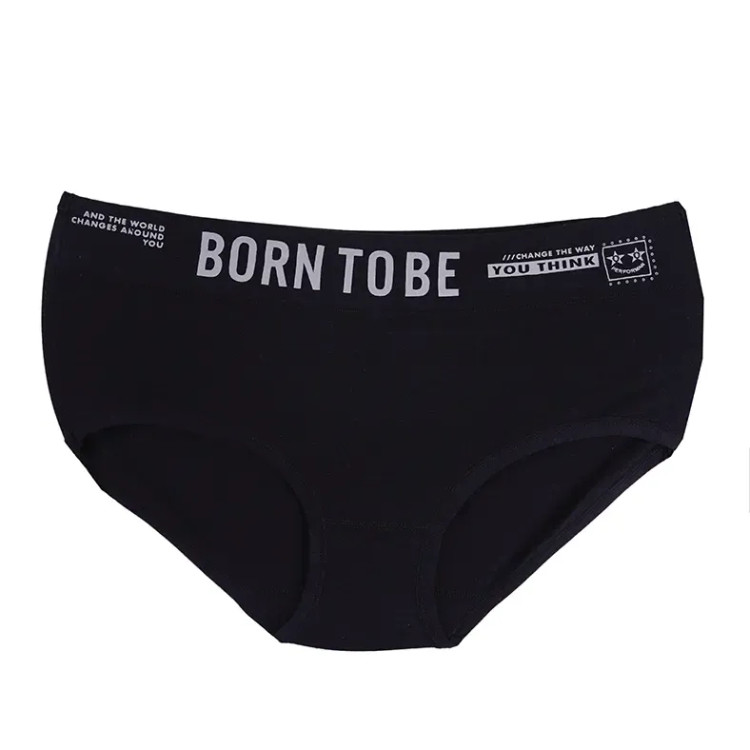 شورت اسلیپ نخی زنانه کمر چاپ BORNTOBE930 سایز فری