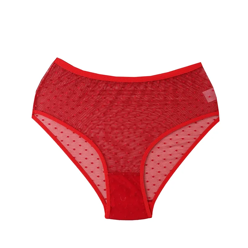 شورت اسلیپ فانتزی زنانه توری توپ توپی سایز XL