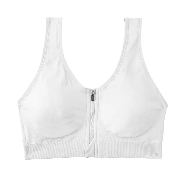 نیم تنه ورزشی زنانه نخی کاپدار جلو زیپ لاکرا سایز M L XL XXL