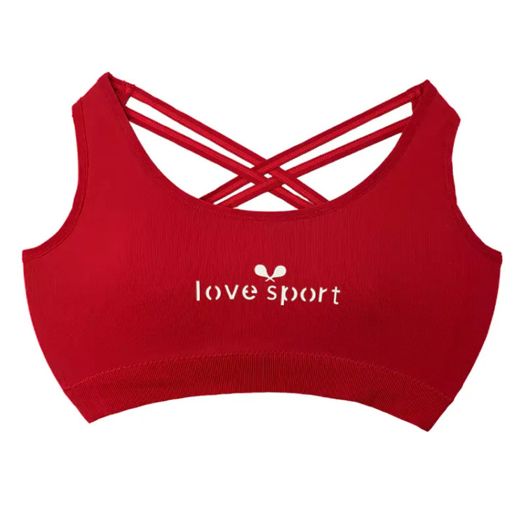 نیم تنه ورزشی زنانه love sport پشت قهرمانی کاپ متحرک سایز فری