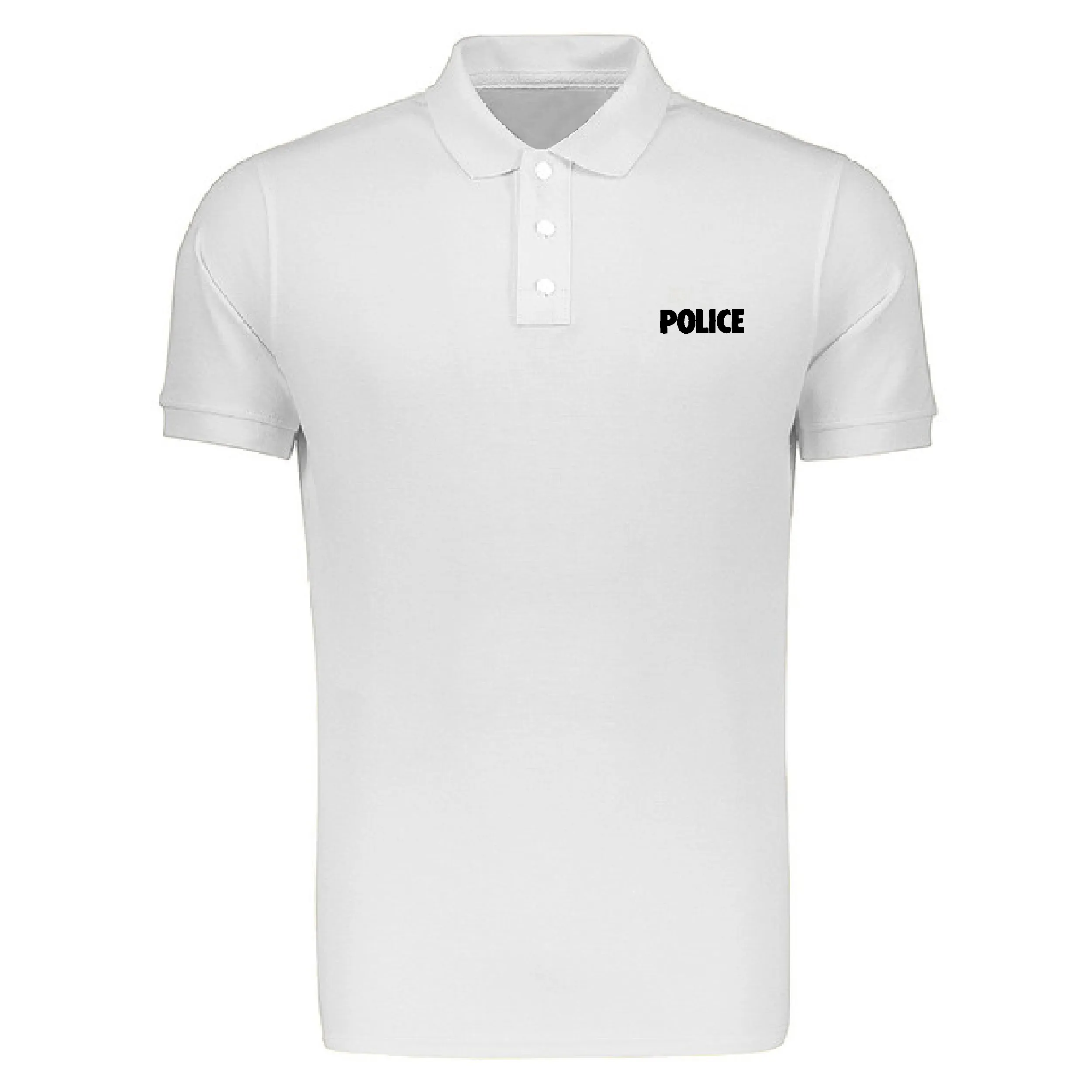 پولوشرت آستین کوتاه مردانه جودون اعلا طرح polic مدل h8687 سایز L XL 2XL