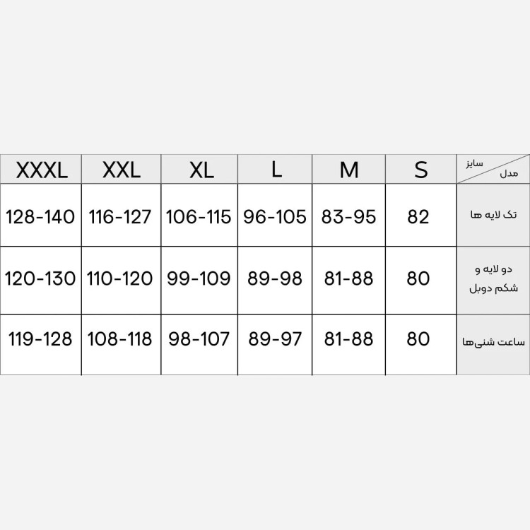 بادی شیپر زنانه آرتان مدل پادار فاق باز رنگ مشکی و کرم سایز S تا 3XL
