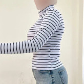 بلوز یقه اسکی کبریتی زنانه کد 1226 مناسب سایز 38 تا 46