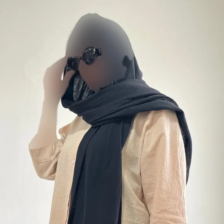شال نخی زنانه کد 1366 ابعاد 70 در 184 سانتیمتر