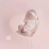 ست لباس نوزادی پنبه ای طرح بالرین آستین کوتاه و شلوارک در 4 سایز