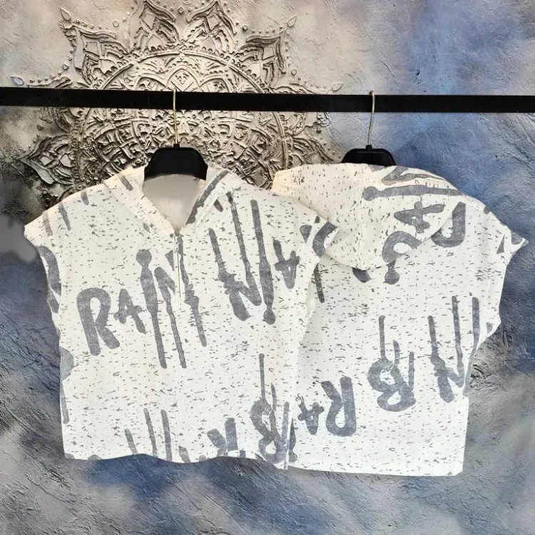 وست کلاهدار بچگانه و زنانه نخ پنبه ترک تابستانه سایز 3 تا 14 سال