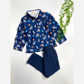 ست پیراهن و شلوار پسرانه چهار فصل سایز 3 تا 7 سال