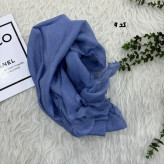 شال حریر کاغذی قواره بزرگ 70 در 230 سانتیمتر بدون لغزش از روی سر