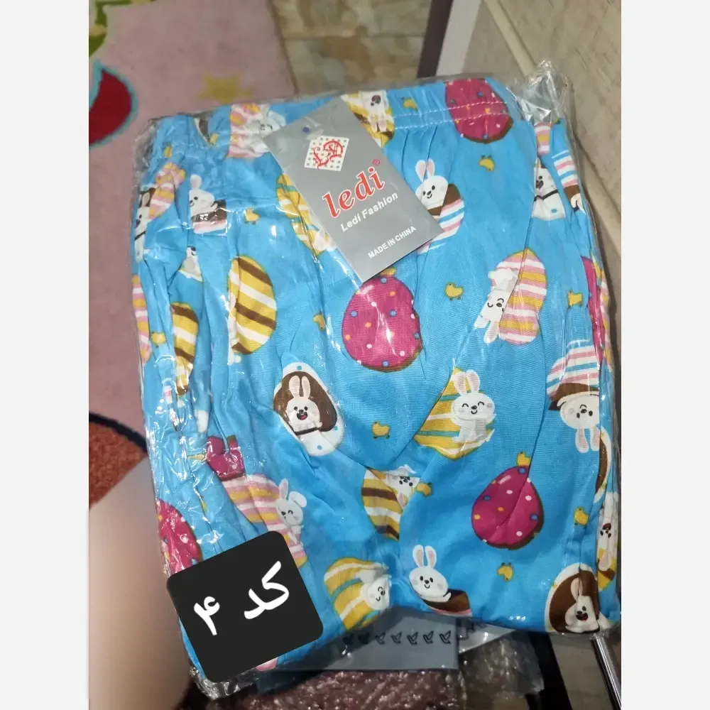 شلوارک زنانه فانتزی قواره بزرگ جیب دار جنس گیاهی فول کش سایز 38 تا 52