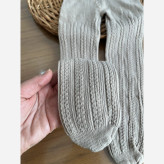 جوراب شلواری دخترانه طرح گندمی ترک مناسب 2 تا 10 سال