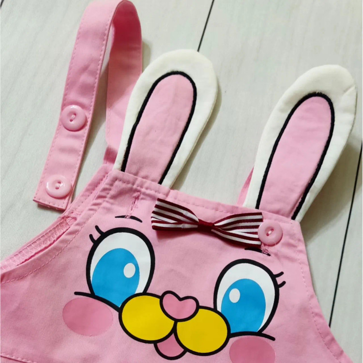 ست بیلرسوت و بلوز بچگانه طرح خرگوشی مدل بانی مناسب 1 تا 5 سال