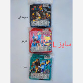 ست تاپ و شورت پسرانه طرح ماینکرفت تمام پنبه