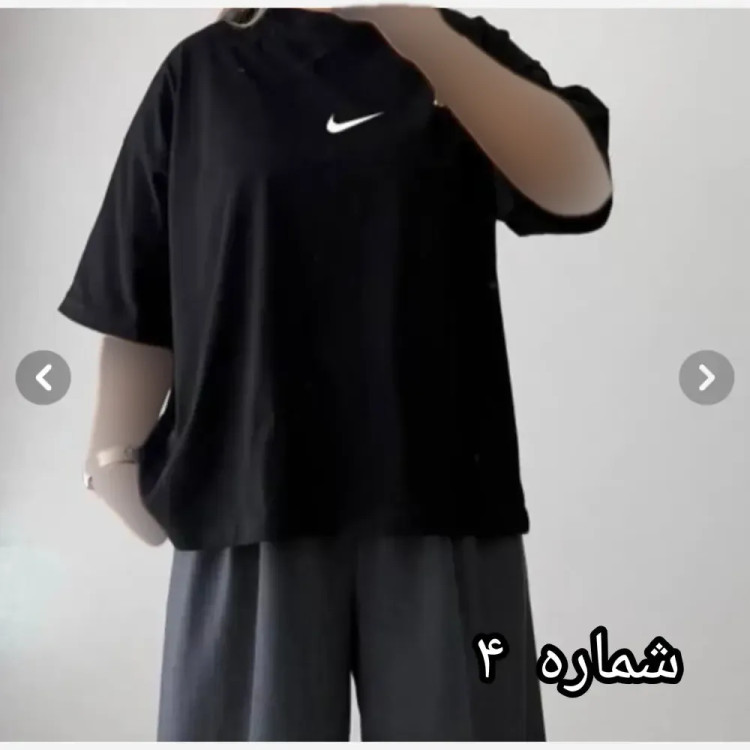 تیشرت باکسی لش زنانه سوپر پنبه قواره دار