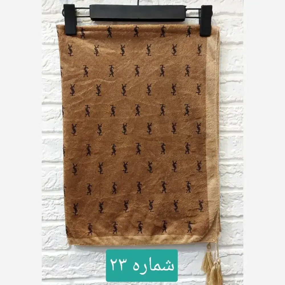 شال زنانه نخ پنبه اسپرت قواره بلند