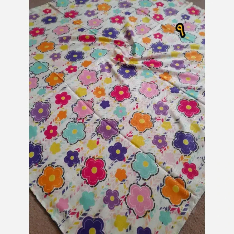 روسری دخترانه سوپرنخ فانتزی دست دوز قواره 100