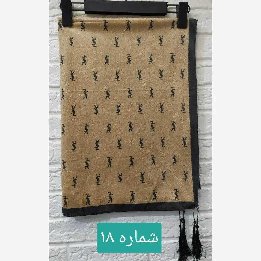 شال زنانه نخ پنبه اسپرت قواره بلند
