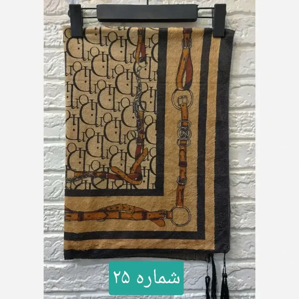 شال زنانه نخ پنبه اسپرت قواره بلند