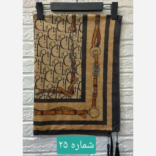 شال زنانه نخ پنبه اسپرت قواره بلند