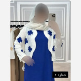 ست کت و سارافون زنانه طرح برگی برجسته پارچه کرپ تنفسی مناسب بهار و تابستان ضد چروک