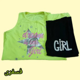 ست تاپ و شلوارک زنانه جنس فیلامنت فول کش سایز 38 تا 48