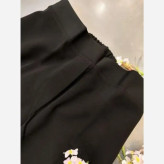 شلوار بگ زنانه پارچه مازراتی قد 105 پشت کش دار