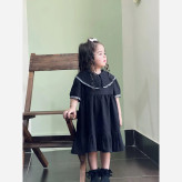 پیراهن عروسکی پفکی دخترانه رنگ مشکی