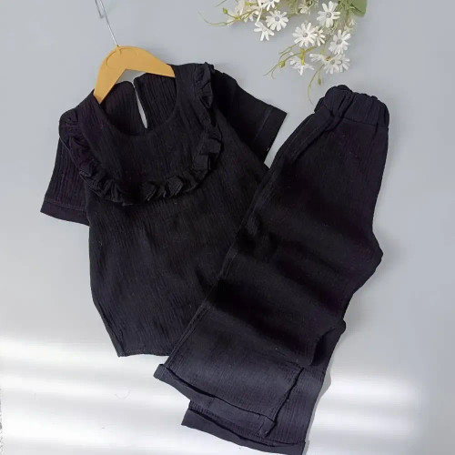 ست شومیز و شلوار دخترانه دبل فیس مجلسی و راحتی