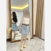 ست چهار تیکه مازراتی دخترانه مدل الماس شامل بلوز تاپ و دامن