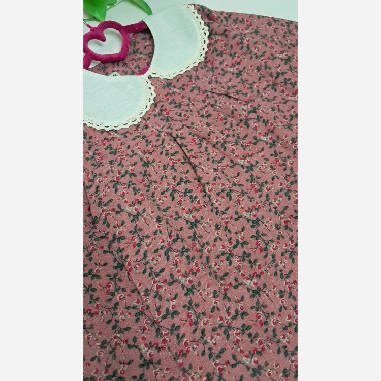 شومیز دخترانه لینن پنبهای آستین بلند
