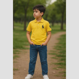تیشرت یقه دار جودونه اسپرت پسرانه پنبه درجه یک در 6 رنگ سایز 2 تا 12 سال