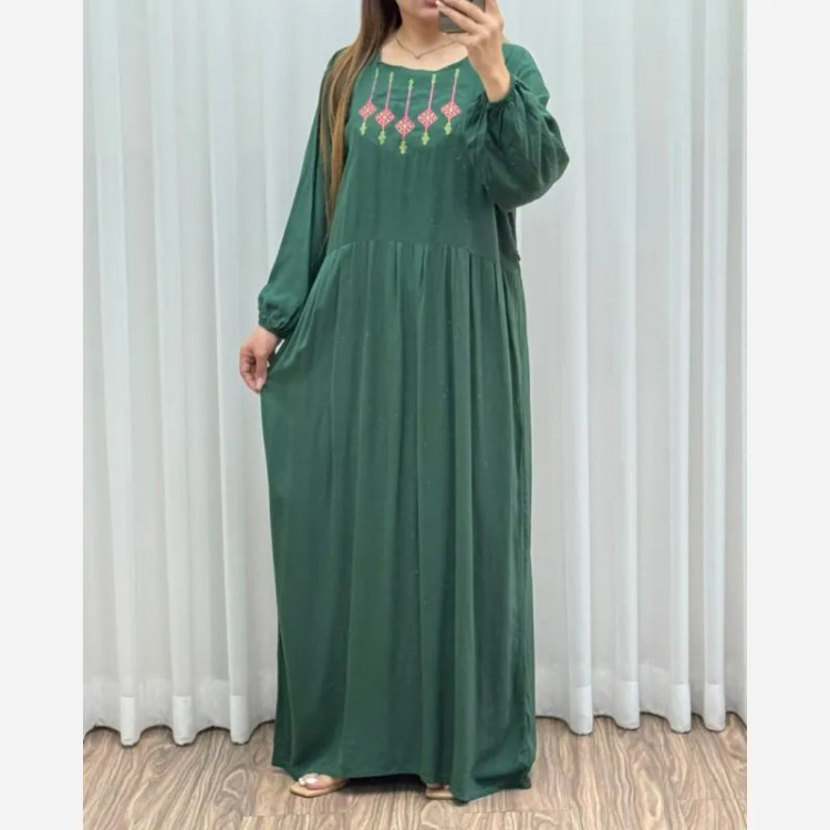 ساحلی نخی گلدوزی شده آی تکین فری سایز U7526