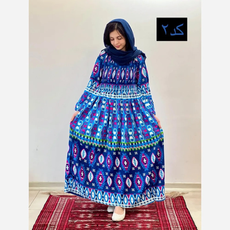 ساحلی کریشه هندی نخ وارداتی فری سایز کش دوزی شده