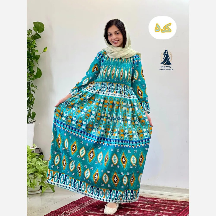 ساحلی کریشه هندی نخ وارداتی فری سایز کش دوزی شده