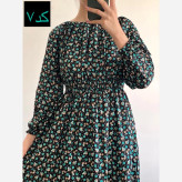 ساحلی نخی طرح دار ماچ خنک و تابستانه فری سایز