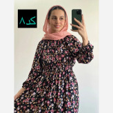 ساحلی نخی طرح دار ماچ خنک و تابستانه فری سایز
