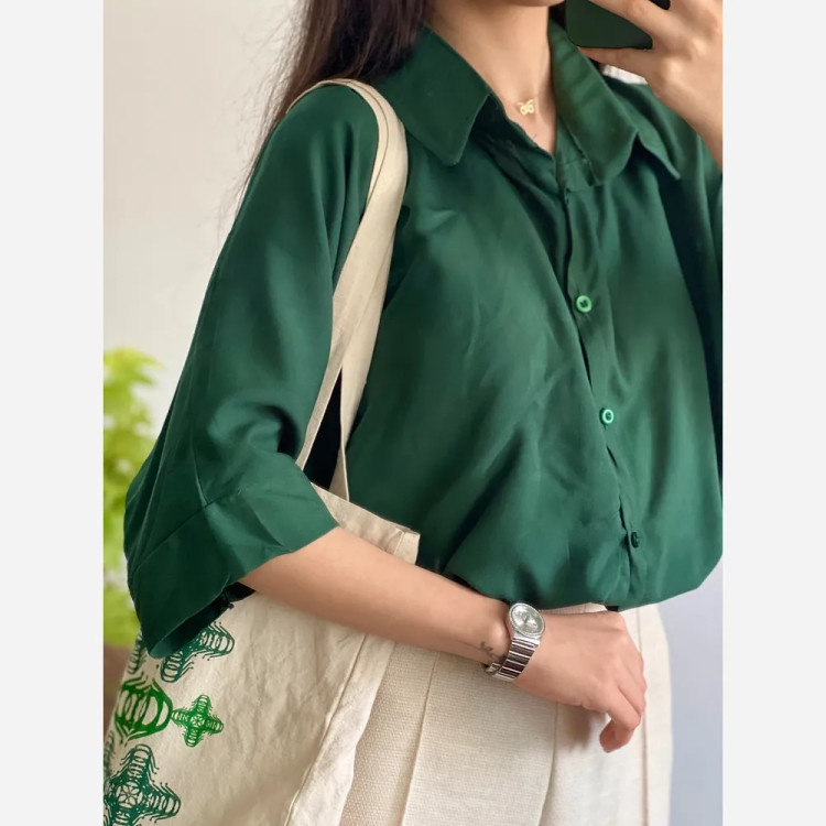شومیز نخی گره ای خنک و تابستانه