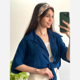 شومیز نخی گره ای خنک و تابستانه