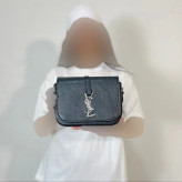 کیف دوشی زنانه چرم مصنوعی YSL ابعاد 20 در 16 سانتیمتر