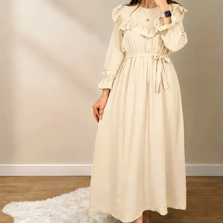 پیراهن بلند زنانه شانتون صوفیا طرح نازگل سایز بزرگ و معمولی رنگبندی متنوع