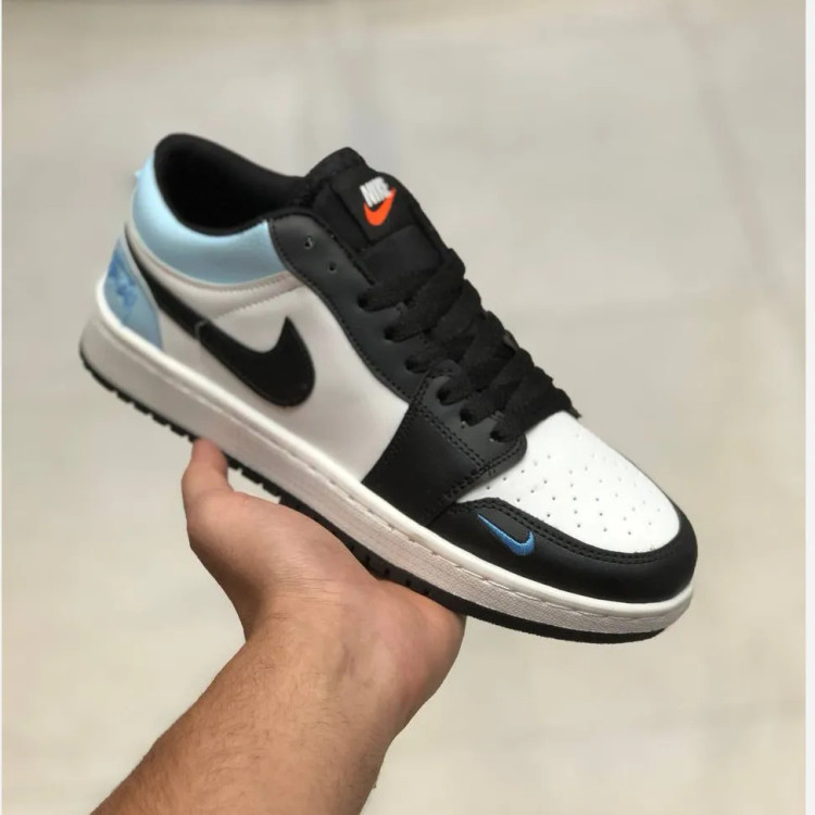 کفش اسپرت مردانه جردن مشکی آبی دور دوخت مدل Jordan Travis
