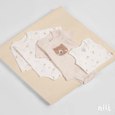 زیردکمه رکابی طرح کانگورو و دوستان 100% نخ پنبه ضد حساسیت